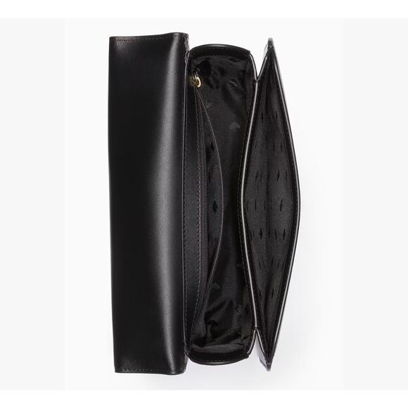 Kate Spade New York Audrey Flap Crossbody in Black - Picture 4 of 4